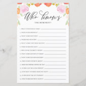 フローラ桃ママ赤ちゃんシャワー最高のゲームを知っている (正面)