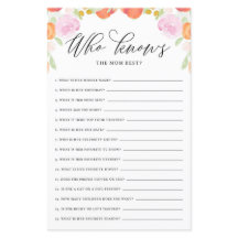 フローラ桃ママ赤ちゃんシャワー最高のゲームを知っている