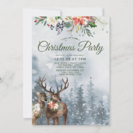 フローラ森林動物クリスマスパーティー 招待状