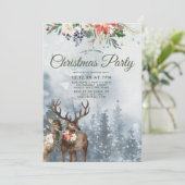 フローラ森林動物クリスマスパーティー 招待状 (スタンド正面)