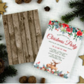 フローラ森林動物クリスマスパーティー 招待状