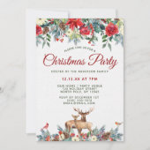 フローラ森林動物クリスマスパーティー 招待状 (正面)