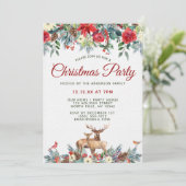 フローラ森林動物クリスマスパーティー 招待状 (スタンド正面)