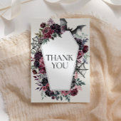 フローラ棺ハロウィーン赤ちゃんシャワー サンキューカード