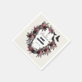 フローラ棺ハロウィーン赤ちゃんシャワー スタンダードカクテルナプキン (角)