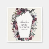 フローラ棺ハロウィーン赤ちゃんシャワー スタンダードカクテルナプキン (正面)