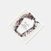 フローラ棺ハロウィーン赤ちゃんシャワー スタンダードカクテルナプキン (角)