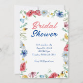 フローラ植物ブライダルシャワー 招待状 (正面)