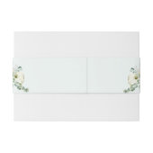 フローラ植物ユーカリの緑の枠結婚の 招待状ベリーバンド (裏面例)