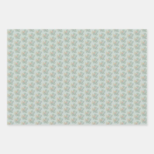 フローラ植物園デコパージュ ラッピングペーパーシート (正面3)