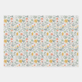 フローラ植物園デコパージュ ラッピングペーパーシート (正面)