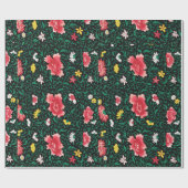 フローラ植物型包み紙 ラッピングペーパー (フラット)