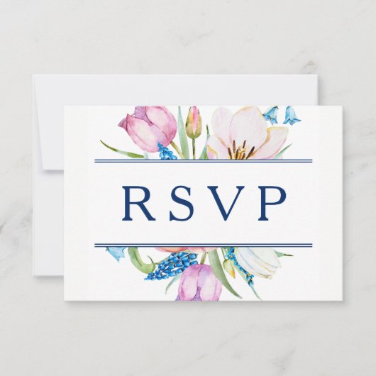 フローラ植物学RSVP 出欠カード (正面)