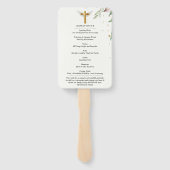 フローラ植物性お祝いのライフハンドファン ハンドファン (裏面)