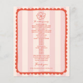 フローラ植物性ピンクストライプク結婚 (裏面)