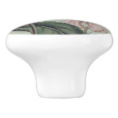 フローラ植物性ヴィンテージバタフライコテージセージ2 セラミックノブ (側面)