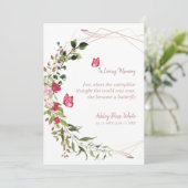 フローラ植物記念親愛物 招待状 (スタンド正面)