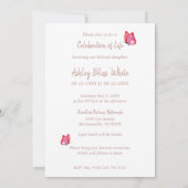 フローラ植物記念親愛物 招待状 (裏面)