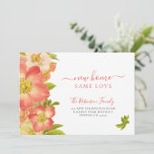 フローラ植物開花移エレガント動 案内状 (スタンド正面)