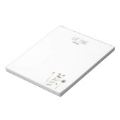 フローラ植物 ノートパッド (回転)