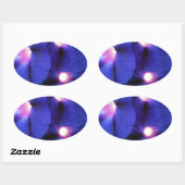 フローラ楕円ステッカー 楕円形シール (シート)