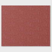 フローラ楽器（赤） ラッピングペーパー (フラット)