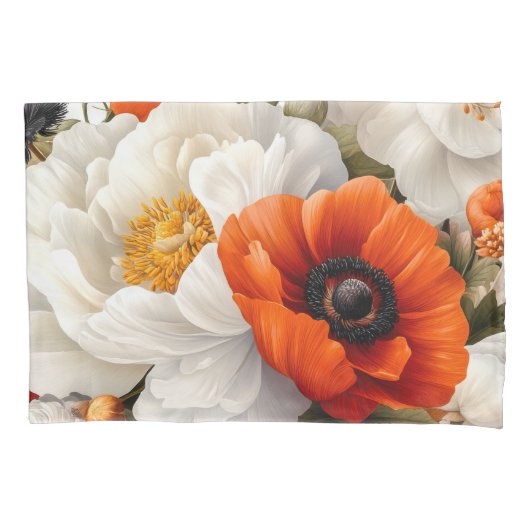 フローラ標準ペア 枕カバー (正面左)