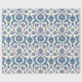 フローラ模様アラビア伝統的の縫い目 ラッピングペーパー (フラット)