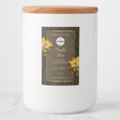 フローラ樹皮粒製品ラベルのロゴ フードラベル (正面)