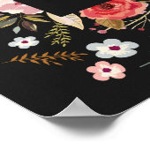 フローラ歓迎イベント結婚標識 ポスター (角)