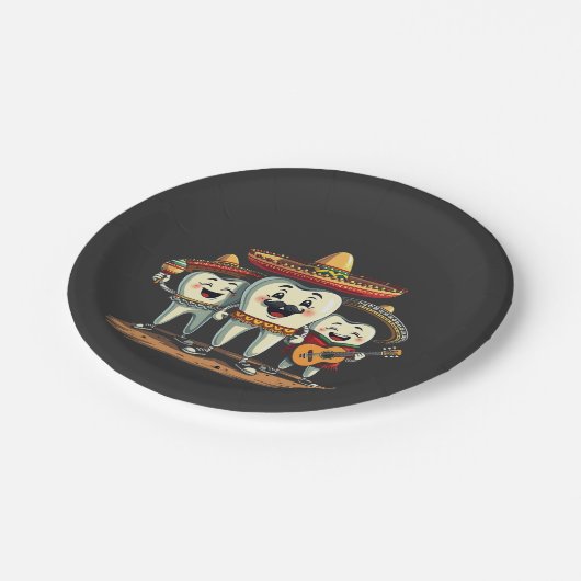 フローラ歯牙おもしろいチンコデマヨ ペーパープレート (アングル)