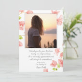 フローラ死別葬式サンキューカード サンキューカード (スタンド正面)