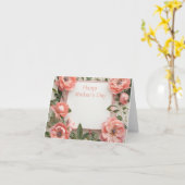 フローラ母の日のグリーティングカード カード (黄色い花)