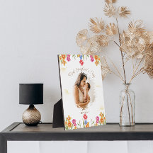 フローラ母の日フォトプラーク