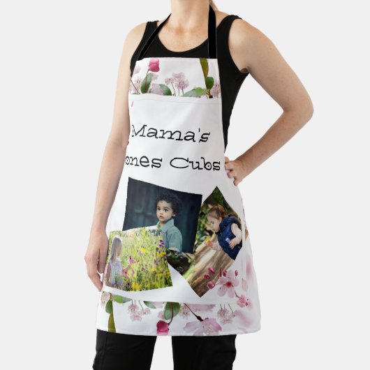 フローラ母の日ママの3枚のフォトキューブ エプロン (インサイチュ)