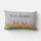 フローラ母の日投げ腰枕 ランバークッション (裏面)