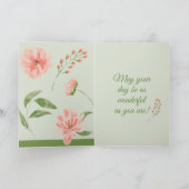 フローラ母の日 カード (内部)