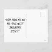 フローラ母の日 シーズンポストカード (裏面)