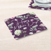 フローラ母の日 スクエアペーパーコースター (アングル)