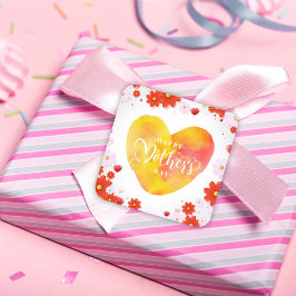 フローラ母の日、母最高のの日まで スクエアシール