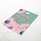 フローラ母の日 箔シーズンカード (回転した状態)