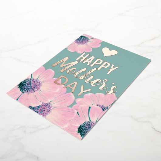 フローラ母の日 箔シーズンカード (回転した状態)