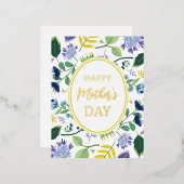 フローラ母の日 箔シーズンポストカード (正面/裏面)