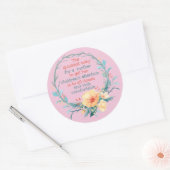 フローラ母は母親にとって最も速い方法 ラウンドシール (封筒)