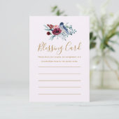 フローラ母賛美のカード祈りの言葉ノートカード エンクロージャーカード (スタンド正面)