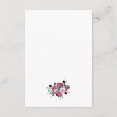 フローラ母賛美のカード祈りの言葉ノートカード エンクロージャーカード (裏面)