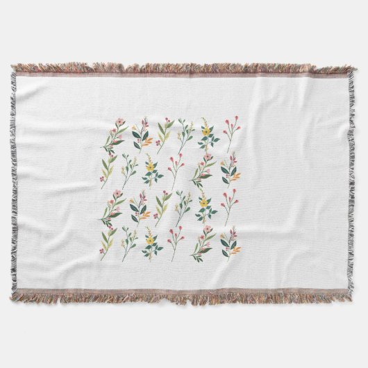 フローラ毛布 スローブランケット (正面)