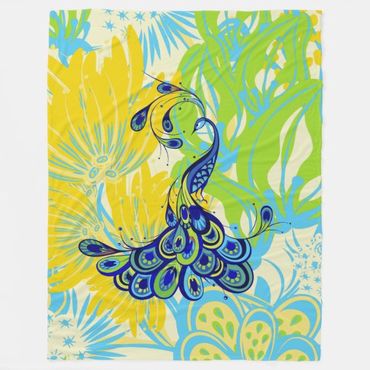 フローラ毛布 フリースブランケット (正面)