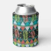 フローラ民族ドードル：穏やかなヴィンテージ。 缶クーラー (缶正面)