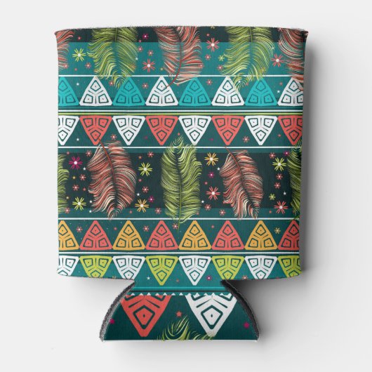 フローラ民族ドードル：穏やかなヴィンテージ。 缶クーラー (正面)